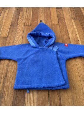 Widgeon Blue Fleece Hooded Jacket Newborn